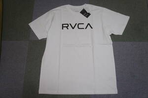 送込み 新品 RVCA ルーカ 希少 完売 ビッグルーカ 半袖Tシャツ 白黒 スケボー サーフ L　