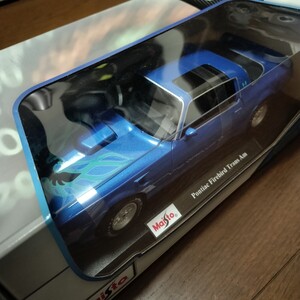 1/18 Maisto　マイスト Pontiac Firebird ポンティアック ファイヤーバード　トランザム　新品未開封品　ブルー