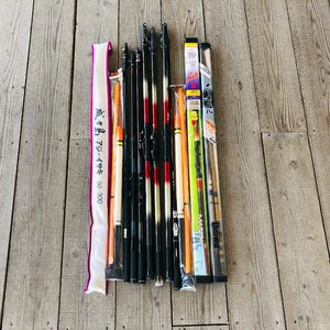 【1円～ ROD2/DAIWA etc】 釣り竿セット ダイワ いかだ竿 マスタック 磯竿 投げ竿等 | DAIWA yo-zuri Fishing Rod Float