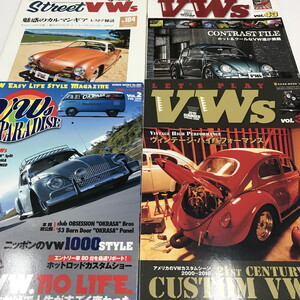 NC/L/フォルクスワーゲン関連本 4冊/レッツ・プレイ VWs/VWs パラダイス/ストリート VWs/2010年～2015年/傷みあり