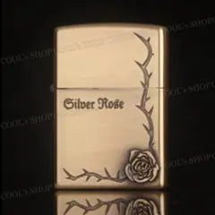 薔薇 デザイン オイルライター BOHAI バラ ローズ ゴールド Zippo