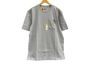 Carhartt (カーハート) Loose Fit Heavyweight S/S POCKET T-SHIRT ポケットTシャツ K87-M 半袖 カットソー M ヘザーグレー メンズ/009