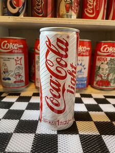 ★Coca-Cola Coke 昭和のコカコーラlightアルミスリム缶　250ml リングプルトップ昭和レトロ 