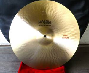 奇跡！　お宝！！　未使用70ｓ Paiste Formula 602　THIN CRASH 16　パイステ　フォーミュラー602　16インチ 