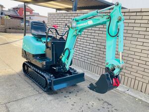 愛知県より人気のヤンマーミニユンボB05 500kg 軽トラサイズパタン切り替えショベル バックホー下取り可能　全国発送　三重県岐阜県静岡県