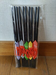 未使用！ 日本箸 5本セット お土産 和 Japanese HASHI 贈り物 日本 