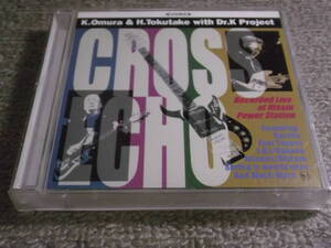 ★K. Omura & H. Tokutake with Dr. K Project/CROSS ECHO 国内盤2CD帯なし徳武弘文(g)大村憲司(g)★1998年7月23日発売 BVCM-3101～02