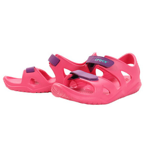 19.5cm クロックス（crocs）Swiftw River K Pink ピンク J1 新品