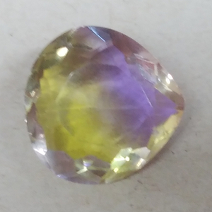 [11.54 ct] バイカラー 合成トルマリン ピアシェイプドカット ルース 宝石 ジュエリー