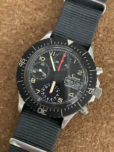 【極美 正規品】Sinn 256.P クロノグラフ Valjoux 7750 美灼トリチウム