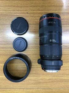 ★ Canon EF 80-200mm f/2.8 L Auto Focus Zoom Lens キャノン オートフォーカス ズーム レンズ フード キャップ付 ★#555