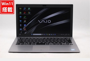 中古 フルHD 13.3型 SONY VAIO VJPG11C11N Windows11 八世代 i5-8250U 8GB 256GB-SSD カメラ 無線 Office付 中古パソコン 税無 管:1848w