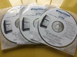 eMachines J2704 リストアCD ＠3枚組@ 2004年版