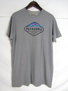 Patagonia　パタゴニア メンズ フィッツロイ クレスト コットン/ポリ Tシャツ 38907　Lサイズ　グレー