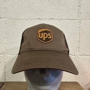 US古着 UPS キャップ 企業物 帽子 リフレクター ベースボールキャップ