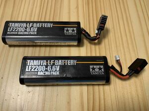 【売り切り・1円スタート】　タミヤ LF2200 6.6V レーシングパック リフェバッテリー Li-Fe TAMIYA 55102 中古 ジャンク