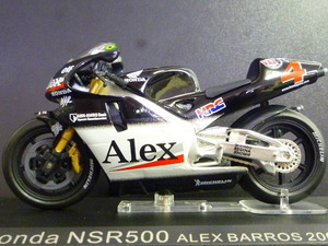 1/24 ホンダ NSR500 アレックス バロス ＃4 HONDA NSR 500 2001 MotoGP ☆ixo