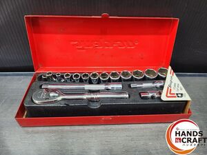 ♭【中古】Snap-on スナップオン 1/4 ソケットラチェットセット 117TMM【中古】