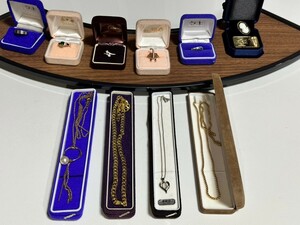 アクセサリー まとめ 遺品整理 整理品 指輪 ネックレス ヴィンテージ ネックレスチェーン リング レトロ 大量 レディース