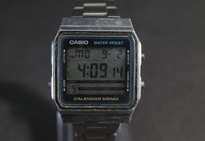 CASIO カシオ CALENDAR MEMO 腕時計 A280 クオーツ デジタル スクエア シルバー ヴィンテージ コレクション クロノグラフ アラーム