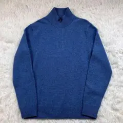 現行✨️POLO RALPH LAUREN ハーフジップニット セーター 紺色