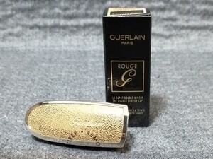 G4K234◆新古品◆ ゲラン GUERLAIN ROUGE G de GUERLAIN エレクトリックゴールド ダブルミラーキャップ 口紅キャップ