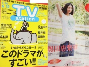 2009年Ｔステーション5/30~6/12　生田斗真　吉高由里子　佐藤隆太　ガクト　櫻井翔　森田剛　釈由美子　鈴木亮平　　他