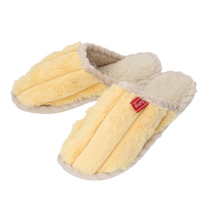 ☆ イエロー ☆ 40-41(24.5-25cm) ☆ ルームシューズ ふわふわ スリッパ pmyslipper1109 ルームシューズ あったか スリッパ