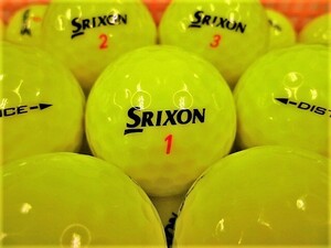 ●厳選美品●スリクソン ディスタンス SRIXON【DISTANCE】2018年モデル イエロー 50個 ロストボール●