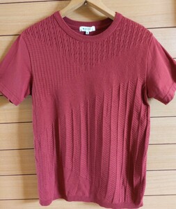 ワールド　THE SHOP TK メンズ　半袖 Tシャツ×コットンセーター　サイズ　M