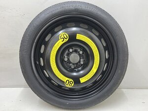 ◎ アウディ TT クーペ S-line 8N/A4 06年 8NAUQ 18インチ PCD100 5H スペアタイヤ 1本 T125/70R18 (在庫No:A38114) (7572) ◎