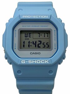 CASIO◆腕時計/デジタル/ラバー/GRY/BLU/dw-5600sc