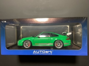 オートアート PERFORMANCE★1/18 ★78149★PORSCHE 911（997）GT3 RS 4.0 （GREEN）