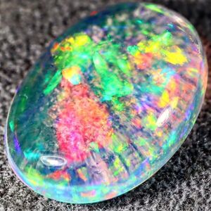 天然ウォーターオパール メキシコ産 1.990ct 欧泊 ルース 裸石 宝石 ジュエリー 遊色 天然 墨西哥 loose jewelry water opal mexican