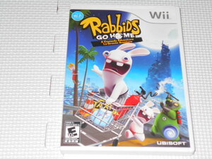 Wii★RABBIDS GO HOME 海外版 北米版★箱付・説明書付・ソフト付