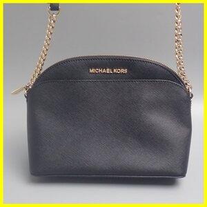 ★MICHAEL KORS/マイケルコース エミー ショルダーバッグ 35H7GY3C2L/ブラック/レザー/斜め掛け/肩掛け/ポシェット&1808900417