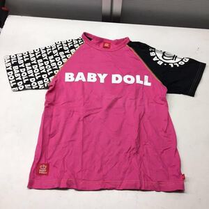 送料無料★BABYDOLL ベビードール★半袖Tシャツ トップス★ピンク★大人 Mサイズ #31007sNj20