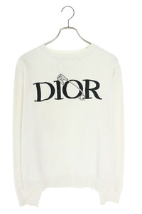 ディオール スウェット 20AW 043J604A0531 サイズ:S DIOR AND JUDY BLAMEロゴ刺繍スウェット 中古 OM10