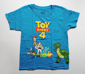 USA購入★★ トイストーリー Tシャツ ブルー サイズM 130 未使用品 ★★ Toy Story Boys Tshirts