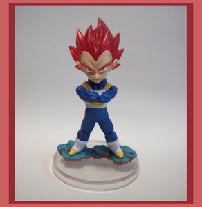 ドラゴンボール超UG　06　超サイヤ人ゴッド　ベジータ　フルリペイント　塗装済み完成作品