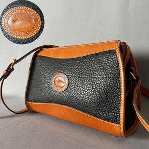 ★１円スタート★Dooney & Bourke ドゥーニーアンドバーク ショルダーバッグ アヒル ネイビー 紺 MADE IN U.S.A. アメリカ製