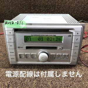 AV12-311 激安 カーステレオ SUZUKI clarion PS-4106F-A 39101-72JA0 0073028 MD FM/AM プレーヤー 本体のみ 簡易動作確認済み 中古現状品