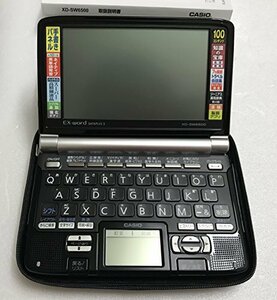 【中古】カシオ計算機 電子辞書 Ex-word XD-SW6500BK XD-SW6500BK