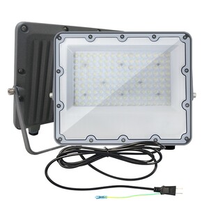 LED投光器 100W 19600lm 極薄 正圧排気弁付き IP67 85V-265V コンパクト軽量 led照明器具 屋外 PSE PL保険 1台「WJ-CBD-J-LED」