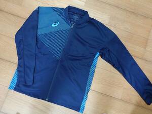 新品　送料無料　アシックス【asics】フルジップジャージ　2XL　XO 8250円　吸汗速乾　メッシュ　ピーコート　トラックジャケット