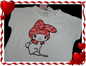 即決◆マイメロディ　Sanrio◆　半袖Tシャツ【L】新品タグ付き　白　レディースサイズ　◆