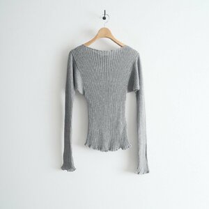 2022 / THE SHISHIKUI シシクイ / Cotton cashmere knit ニット / スタイリストの百々千晴さんのブランド / 2306-0383