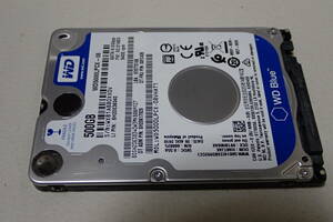  WD WD5000LPCX-08VHA HDD 500GB 2.5インチ 使用時間14432時間 ハードディスク フォーマット確認のみ#C02230