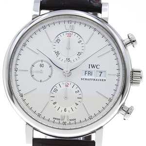 IWC IWC SCHAFFHAUSEN IW391027 ポルトギーゼ クロノグラフ 自動巻き メンズ 保証書付き_832311