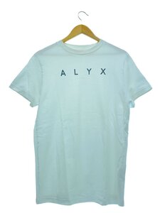 1017 ALYX 9SM(ALYX)◆Tシャツ/S/コットン/WHT/首汚れ/トッププリント